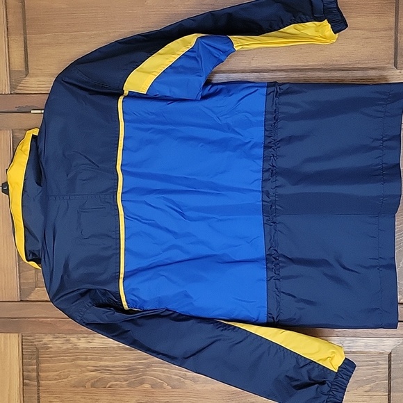 Columbia Lined Hooded Windbreaker Jacket Sz 10/12 - Picture 5 of 8